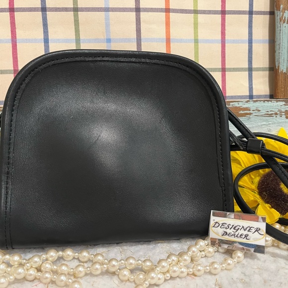 Authentic COACH Vintage Abbie Small Black Leather Crossbody 9017 EUC! - Picture 6 of 14
